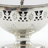 George III Sterling Silver Pedestal Sweet Treat Basket Antique 1788 London
