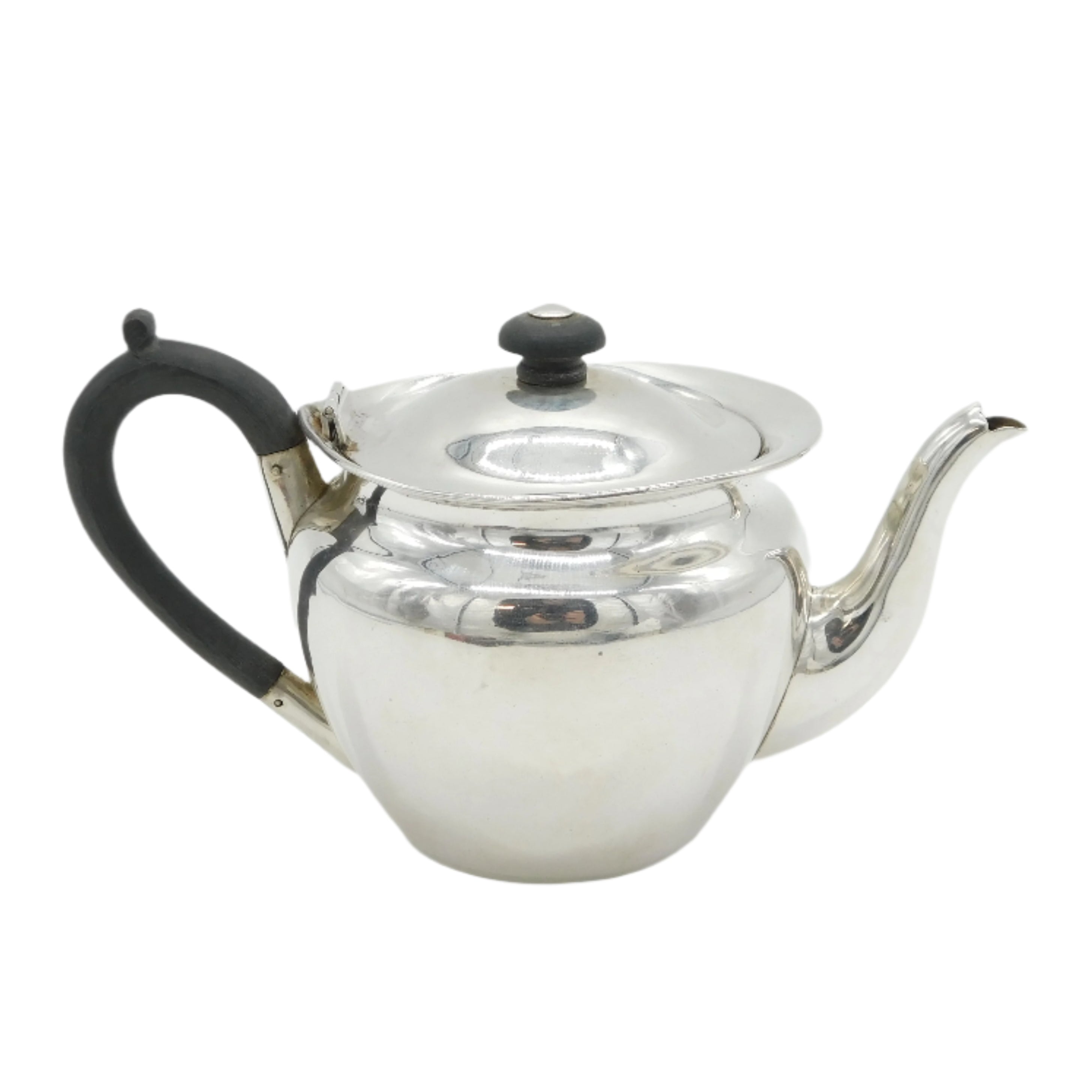 Victorian Silver Small Teapot Antique