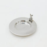 Sterling Silver Pin Tray or Ring Dish Winnie the Pooh Piglet 1996 London Vintage