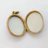 George III Rose Gold Wedgwood Cameo Set Double Locket Pendant Antique