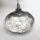 Victorian Sterling Silver Dolphin & Angel Tea Caddy Spoon 1901 London Import