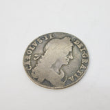 King Charles II Silver AR Shilling Coin Antique 1665 Fair Condition