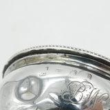 George III Sterling Silver Engraved Wine Funnel Anique 1783 London