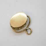 Georgian 9ct Yellow Gold Dove on a Heart Agate Intaglio Spinner Fob Antique