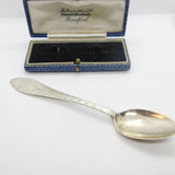 Dundee Scottish Provincial Sterling Silver Tea Spoon Edward Livingstone c1800