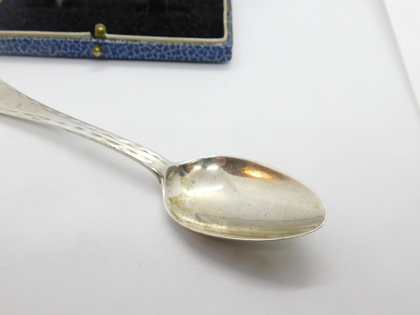 Dundee Scottish Provincial Sterling Silver Tea Spoon Edward Livingstone c1800