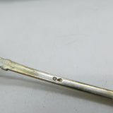 Boxed Set of Portuguese Sterling Silver Coin Teaspoons Antique 1915 Art Deco