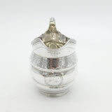 George III Sterling Silver Floral Pattern Cream Jug Antique 1804 London
