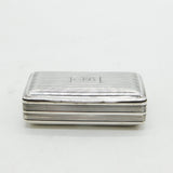 George III Sterling Silver Gilded Snuff Box Antique 1813 Birmingham John Shaw