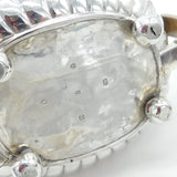 George III Sterling Silver Fluted Teapot Antique 1811 London Solomon Hougham