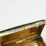 George III Sterling Silver Gilded Snuff Box Antique 1813 Birmingham John Shaw