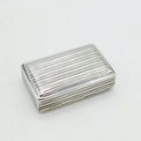 George III Sterling Silver Gilded Snuff Box Antique 1813 Birmingham John Shaw