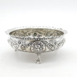 Victorian Sterling Silver Lion Mask Feet Sweet Treat Bowl Antique 1882 London