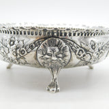 Victorian Sterling Silver Lion Mask Feet Sweet Treat Bowl Antique 1882 London
