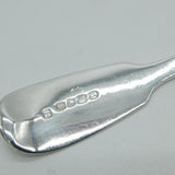 George IV Sterling Silver Fiddle Pattern Fish Slice Antique 1823 London
