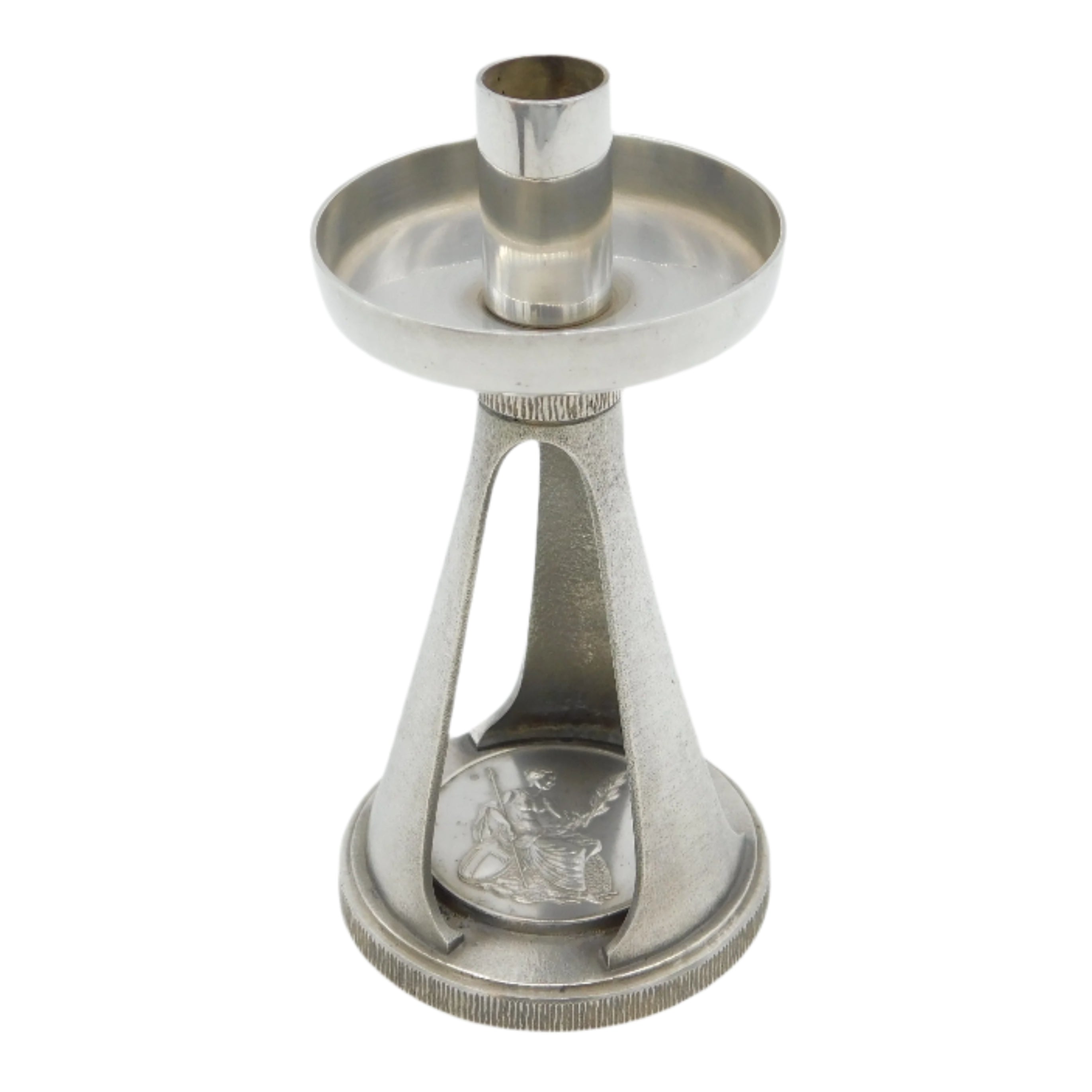 Christopher Lawrence Silver Candlestick Antique