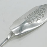 George IV Sterling Silver Fiddle Pattern Fish Slice Antique 1823 London