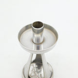 Christopher Lawrence Sterling Silver Modernist Candlestick Vintage 1986 London