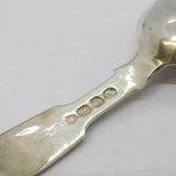 George IV Sterling Silver Queens Pattern Tea Caddy Spoon Antique 1827 London