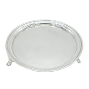 George III Sterling Silver Small Circular Salver Dish Antique 1796 Sheffield