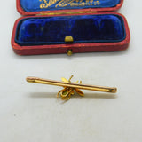15ct Gold, Peridot & Pearl Suffragette Insect Brooch Antique c1910 Edwardian