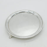 George III Sterling Silver Small Circular Salver Dish Antique 1796 Sheffield