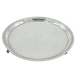Antique Georgian Silver Salver Dish