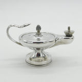 Victorian Novelty Snake Handle Sterling Silver Table Lighter Antique 1900 London