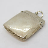 Victorian Sterling Silver Airedale Terrier Dog Vesta Case Antique 1897 Bham