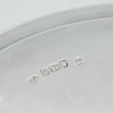 George III Sterling Silver Heraldic Crested Salver Dish Antique 1785 London