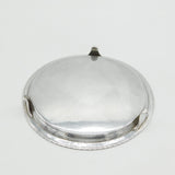 George III Sterling Silver Heraldic Crested Salver Dish Antique 1785 London