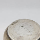 18th Century French .950 Silver Spanish Coin Set Porringer Cup Antique c1750