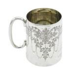 Antique Silver Masonic Mug Edwardian