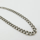 Victorian Sterling Silver Double Albert Graduating Watch Chain 1873 London 24"