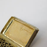 George IV Sterling Silver Vinaigrette Antique 1826 Birmingham William Simpson