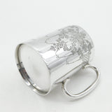 Edwardian Sterling Silver Masonic Interest Presentation Mug Antique 1907 London