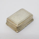 George IV Sterling Silver Vinaigrette Antique 1826 Birmingham William Simpson