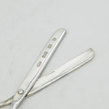 Sterling Silver Novelty Large Scissors Vintage Birmingham c1990 Geoffrey Mansell