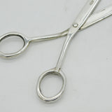 Sterling Silver Novelty Large Scissors Vintage Birmingham c1990 Geoffrey Mansell
