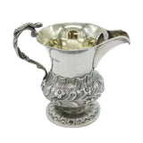 Antique Victorian Silver Jug Snake Handle