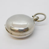 Victorian Sterling Silver Sovereign Case Holder Fob Antique 1900 Birmingham