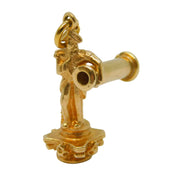 9ct Gold Nelson with Telescope Stanhope London Souvenir Charm Vintage London