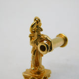 9ct Gold Nelson with Telescope Stanhope London Souvenir Charm Vintage London