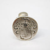 16th Century Silver Armorial Heraldic Crest Seal Fob Late-Medieval Period