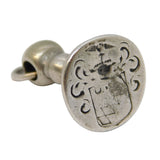 16th Century Silver Armorial Heraldic Crest Seal Fob Late-Medieval Period