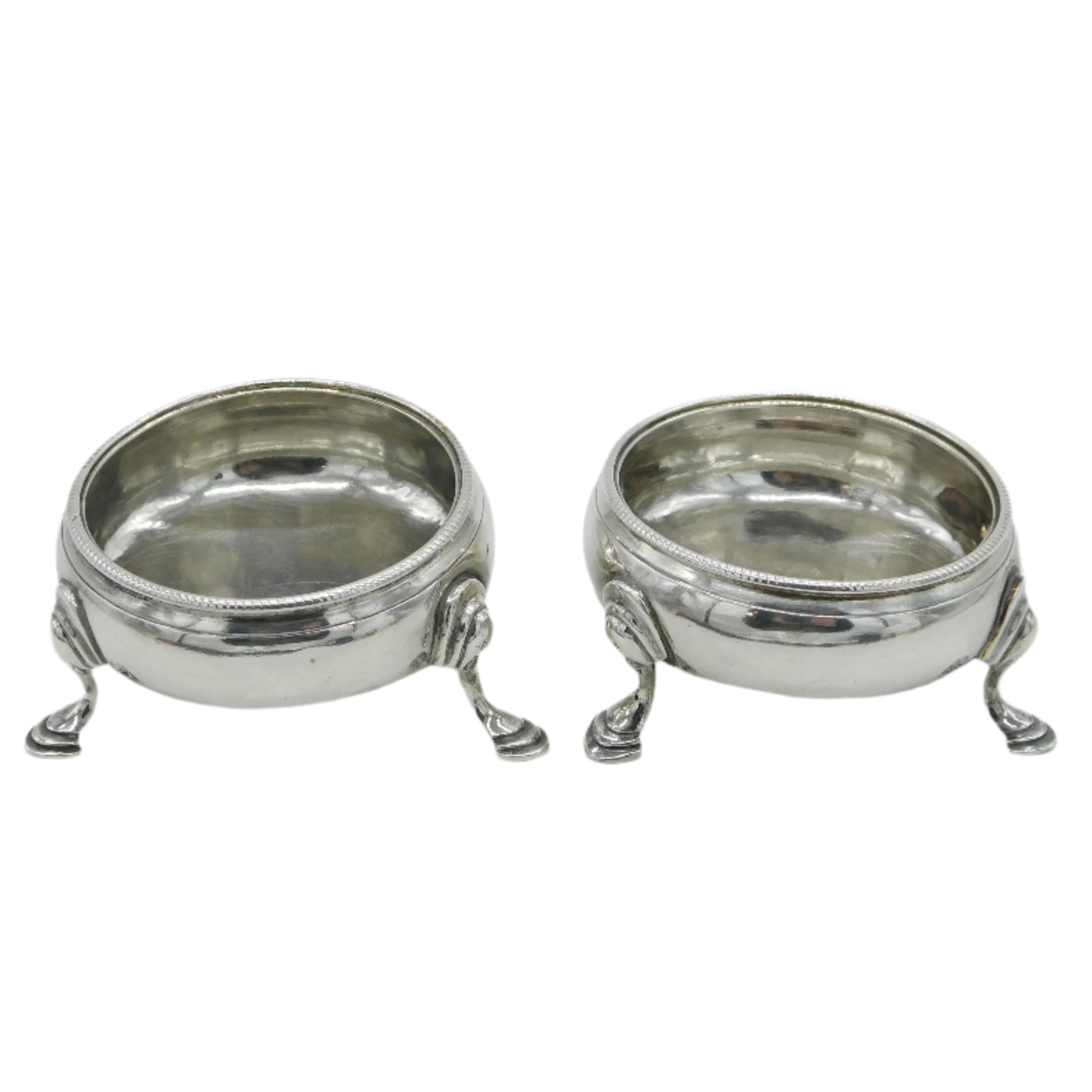 Antique Georgian Silver Salt Cellars