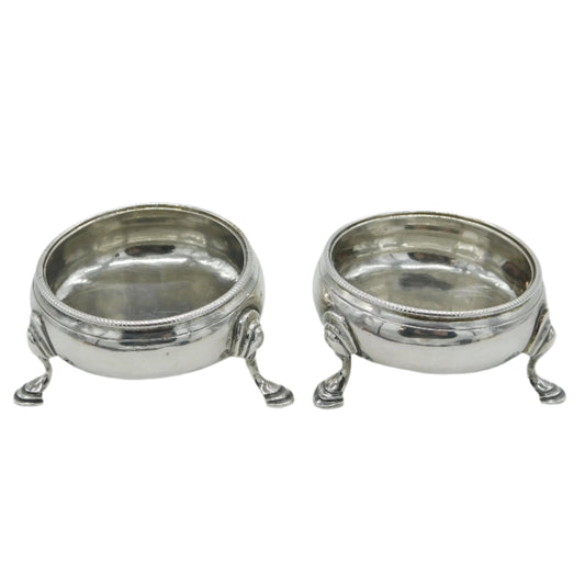 Antique Georgian Silver Salt Cellars