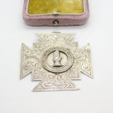 Victorian Large Sterling Silver Calvinist 'Merit' Medal 1893 London Antique