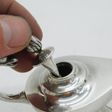 Sterling Silver Eagle Handle Cigar Table Lighter Antique 1921 Birmingham Deco