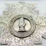 Victorian Large Sterling Silver Calvinist 'Merit' Medal 1893 London Antique